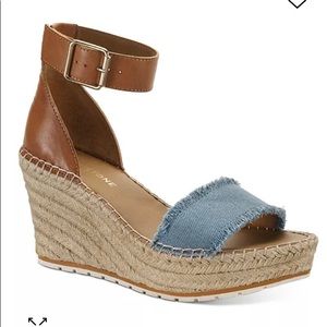 Sun and Stone Denim Wedges